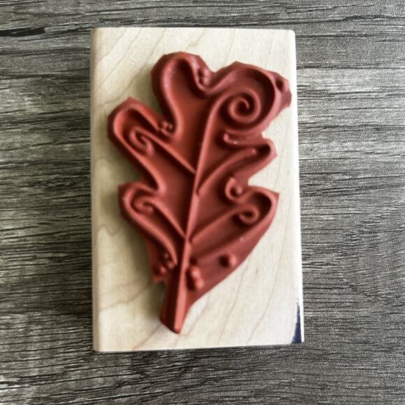 Vintage Stampin' Up Fall‎ Whimsy Rubber Stamp Set 2003 Autumn Leaves Pumpkin - Picture 10 of 10